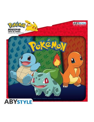 POKEMON - Tapis de souris souple - Starters Kanto