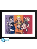 NARUTO SHIPPUDEN - Tirage encadré "Adultes et enfants" (30x40)