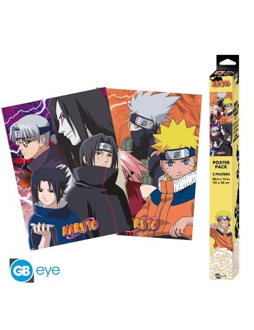 NARUTO - Ninjas Konoha & Déserteurs - Set de 2 posters '52x38'