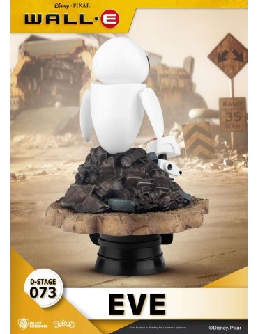 Wall-E diorama D-Stage Eve 14 cm
