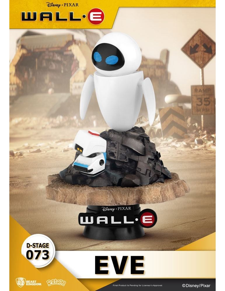 Wall-E diorama D-Stage Eve 14 cm