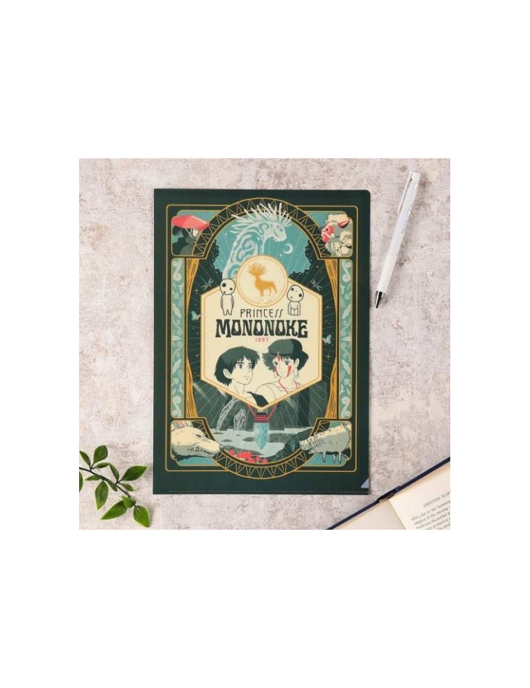 Studio Ghibli Chemise Art Déco A4 - Princesse Mononoké