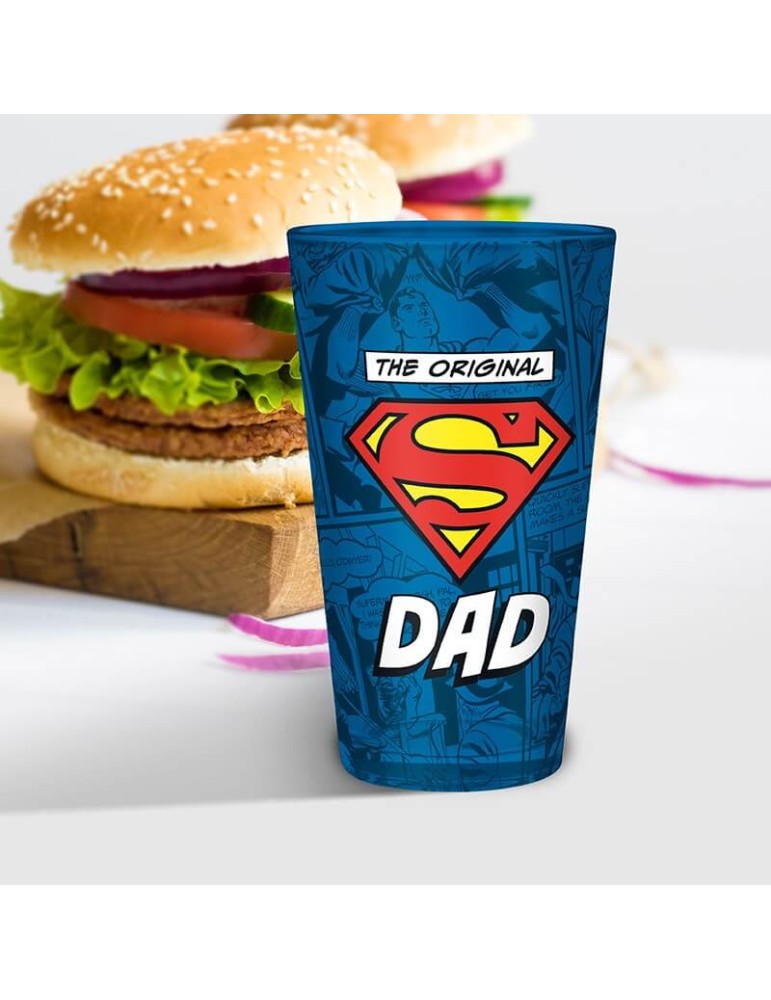 DC COMICS - Verre XXL - 400 ml - THE ORIGINAL "S" DAD