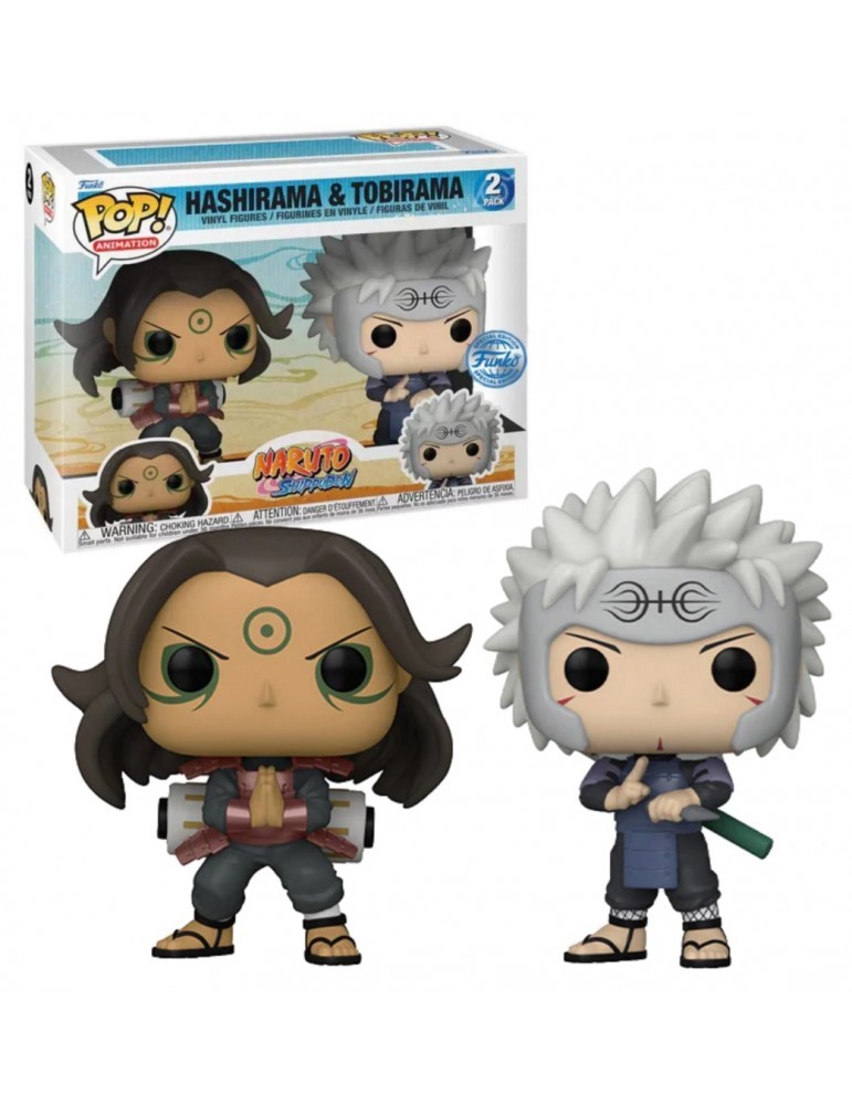 NARUTO SHIPPUDEN - Funko Pop pack 2 figurines Hashirama & Tobirama