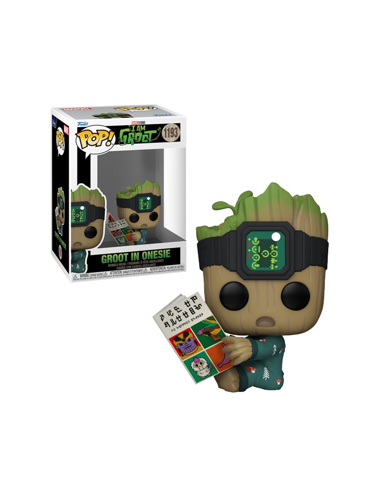 Marvel - Funko Pop 1193 I Am Groot Groot Pyjama W/Book