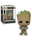 Marvel - Funko Pop 1194 I Am Groot Groot W/ Grunds