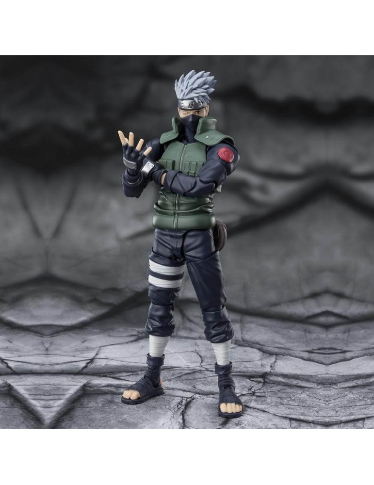 Naruto Shippuden / Figurine Kakashi Hatake -The famed Sharingan Hero- S.H.Figuarts