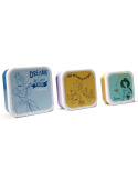 Disney pack 3 Bento Box Princess