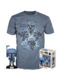 Star Wars The Mandalorian set figurine et T-Shirt ( L )