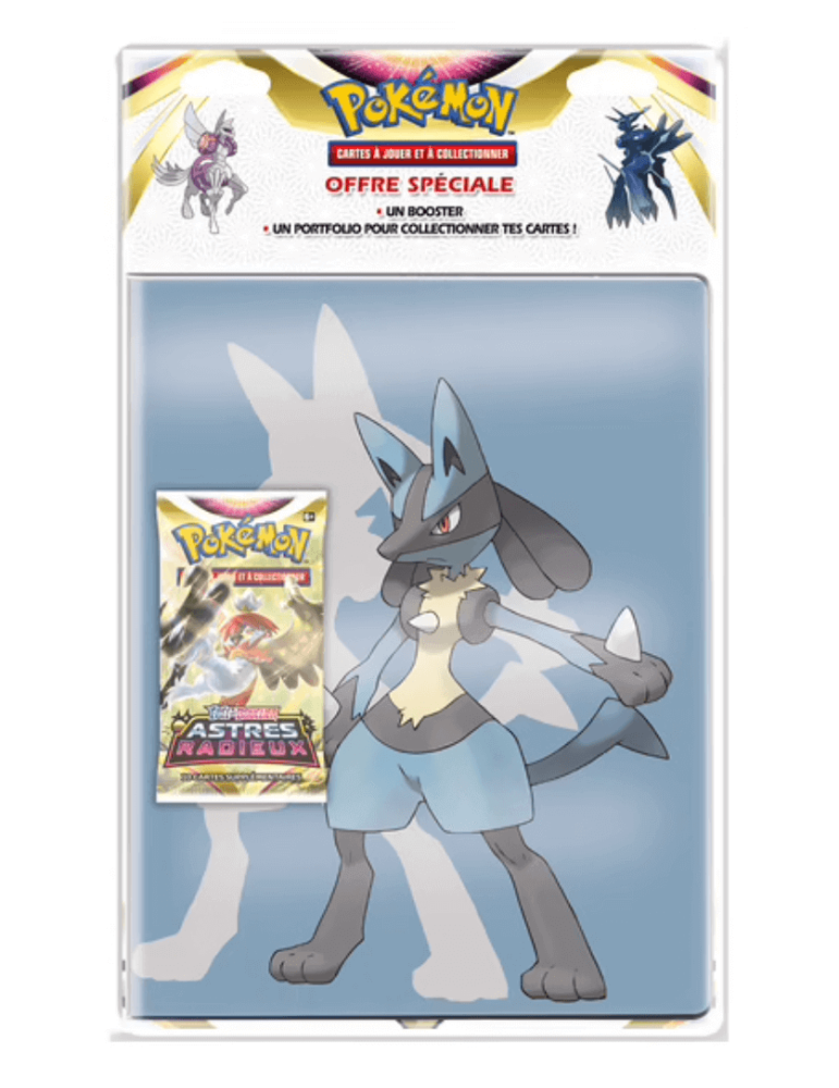 Portfolio A4 Pokémon avec booster Astres Radieux