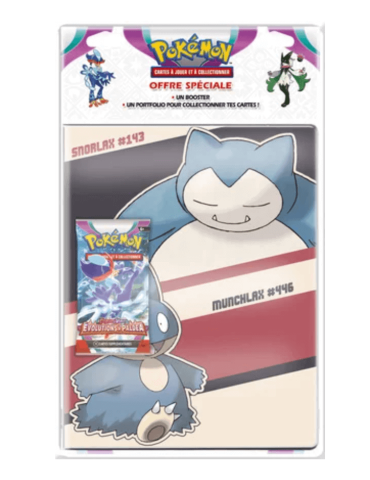 Portfolio A4 Pokémon avec Booster Ecarlate et Violet EV02