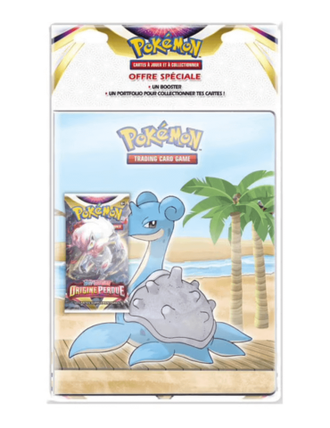 Portfolio A4 Pokémon avec booster Origine Perdue