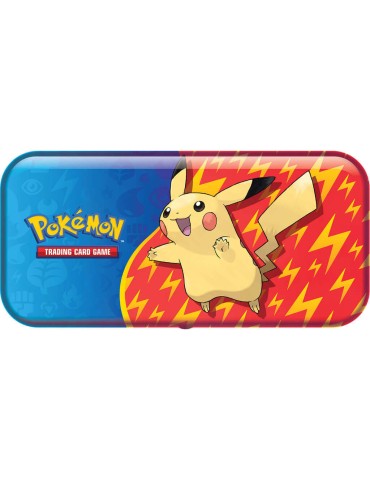 Pokémon Plumier Métal + 2 Boosters ( Version Française )
