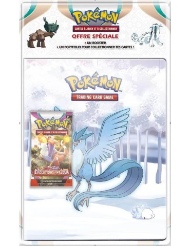 Portfolio A4 Pokémon avec booster Evolutions à Paldea