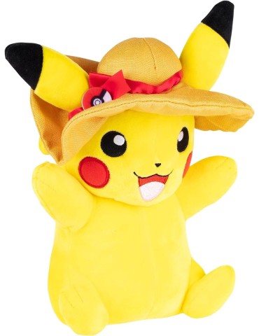 Pokemon Pikachu with Summer Hat peluche 20 cm