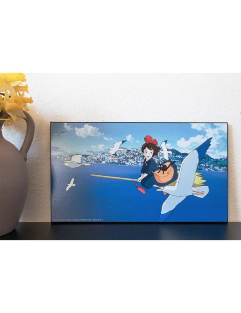 Kiki la petite sorcière Tableau Laminé en Bois