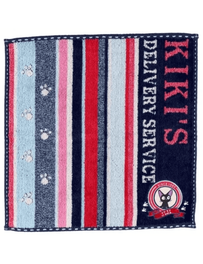 Kiki la petite sorcière serviette de main Empreintes Pattes Jiji 25 x 25 cm