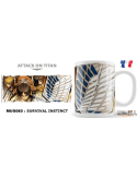 L'ATTAQUE DES TITANS - Mug 325 ml Survival Instinct