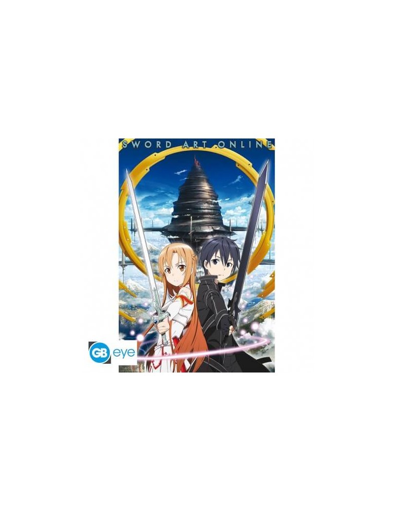 SWORD ART ONLINE - Poster Aincrad roulé filmé (91.5x61cm)