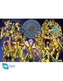 SAINT SEIYA - Poster "Chevaliers d'Or" roulé filmé (91.5x61cm)