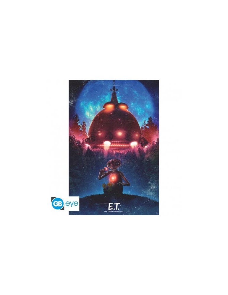 E.T. - Poster "Vaisseau" roulé filmé (91.5x61cm)