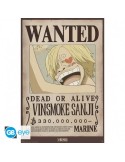 ONE PIECE - Poster "Wanted Sanji" roulé filmé (91.5x61cm)