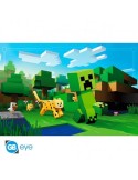 MINECRAFT - Poster "La chasse de l'ocelot" roulé filmé (91.5x61cm)