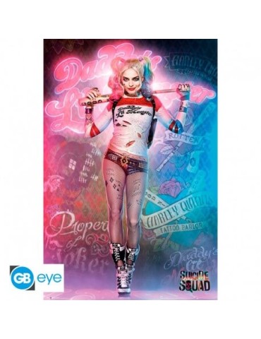 DC COMICS - Poster "Harley Quinn Suicide Squad" roulé filmé (91.5x61cm)