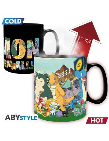 POKEMON - Mug Heat Change - 460 ml - Attrapez-les tous