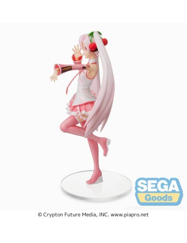 Hatsune Miku Figurine SPM Sakura Miku Ver 3 : 21 cm