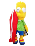 The Simpsons Peluche Bart Surfing 37 cm