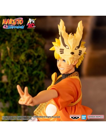 Naruto Shippuden 20Th Anniv Costume Figurine Uzumaki Naruto 16 cm