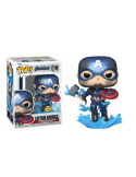 Marvel Avengers Endgame - Funko Pop 1198 Captain America /Hammer ( GLOW ) ( emballage endommagé )