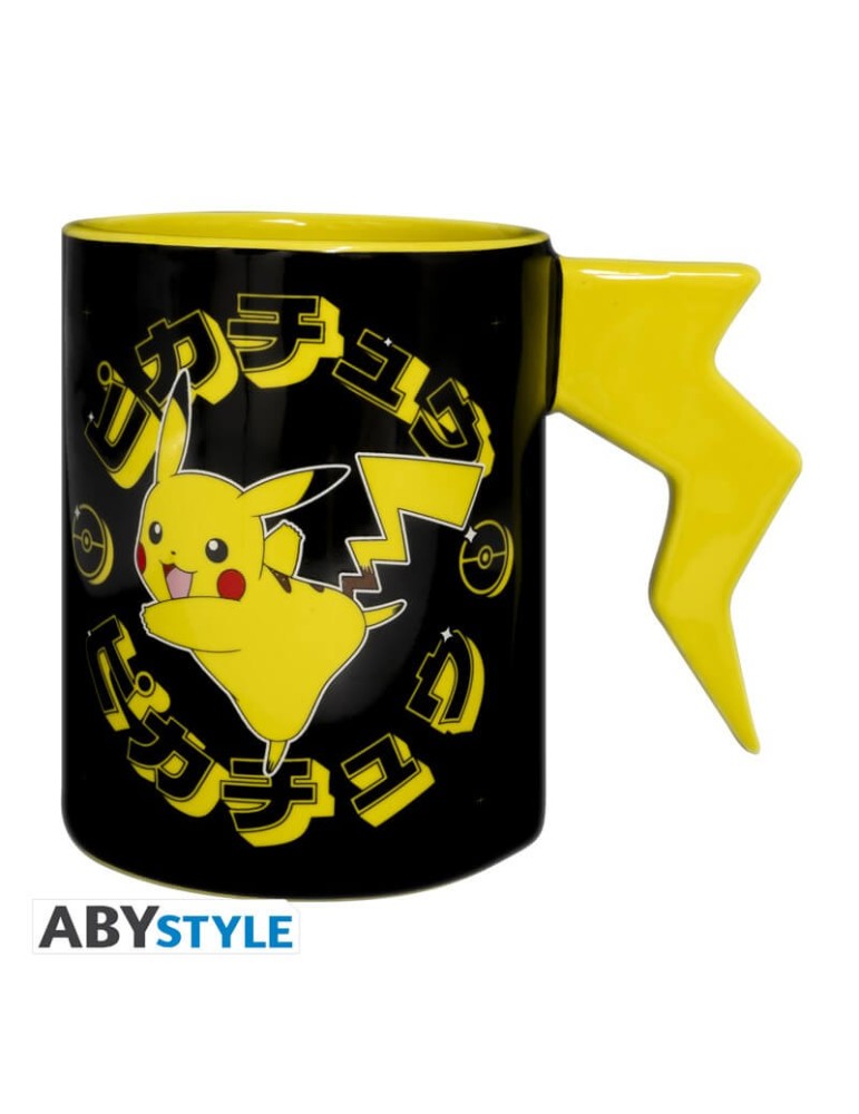POKEMON - Mug 3D anse - Éclairs de Pikachu