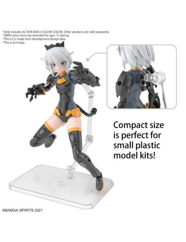 Gunpla Acc Action Base 6 Clear Color