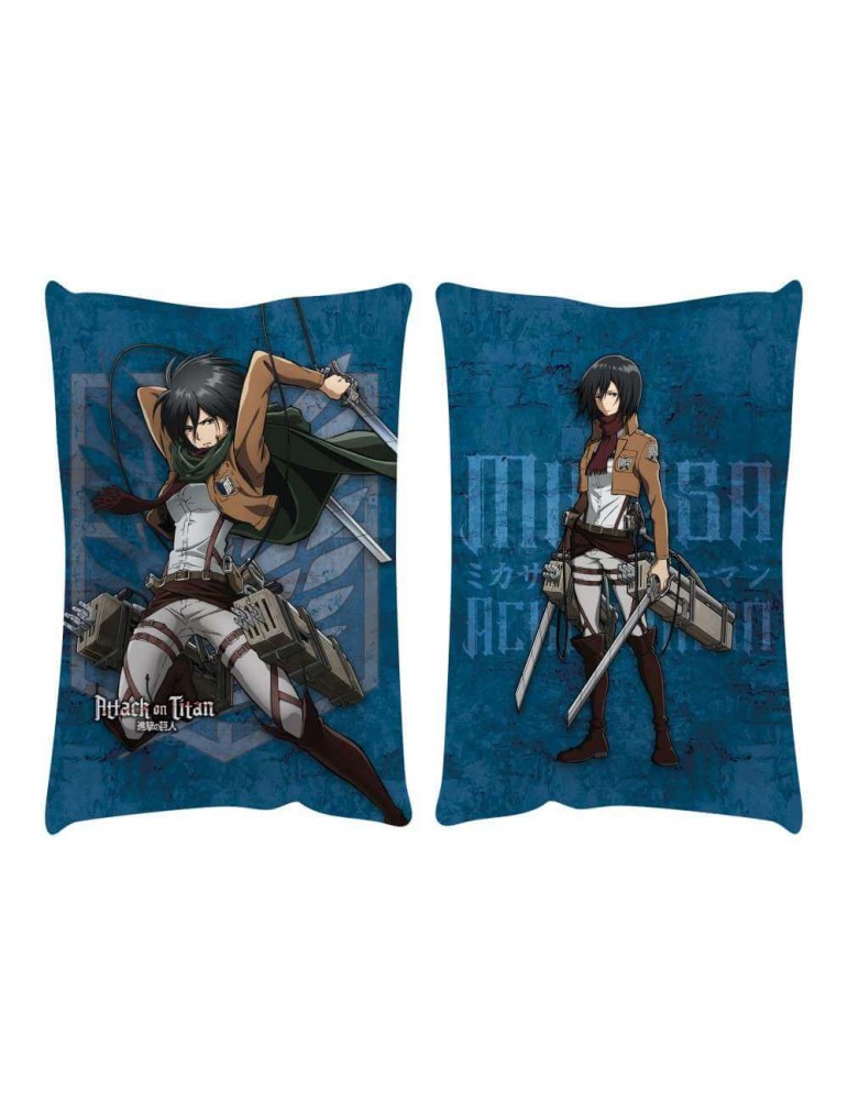 L'ATTAQUE DES TITANS - Coussin Mikasa Ackermann 50 x 35 cm