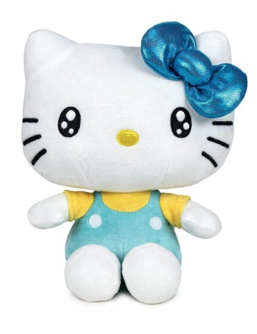 Hello Kitty 50th Anniversary - Peluche Hello Kitty Light Blue 22 cm