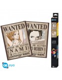 ONE PIECE - Wanted Nami & Robin - Set de 2 posters '52x38'
