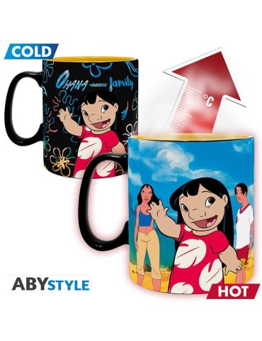 DISNEY - Mug Heat Change - 460 ml - Lilo & Stitch