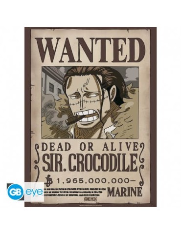ONE PIECE - Poster "Wanted Crocodile Wano (52x38)