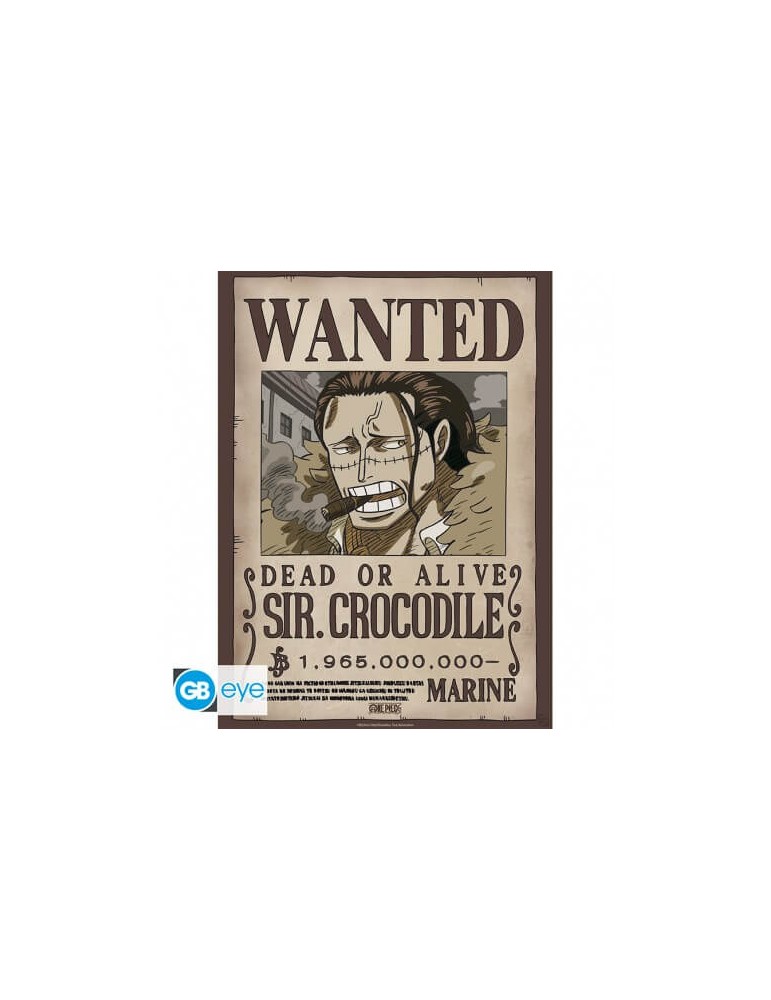 ONE PIECE - Poster "Wanted Crocodile Wano (52x38)