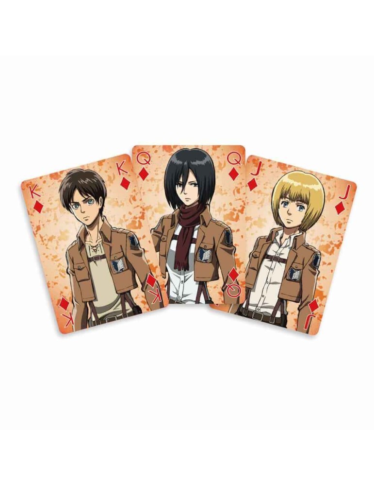 L'ATTAQUE DES TITANS - Jeu de cartes à jouer