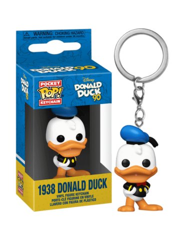 Disney - porte-clés Pocket Pop Donald Duck 90Th Anniv Donald Duck 1938