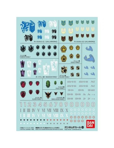 Gunpla Acc 30MS Water Decals Multiuse 1