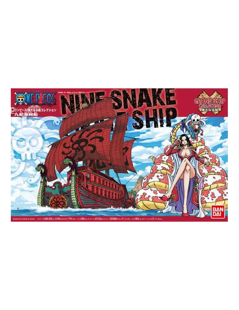 One Piece Maquette Grand Ship Collection 06 Nine Snake Pirate Ship 15 cm