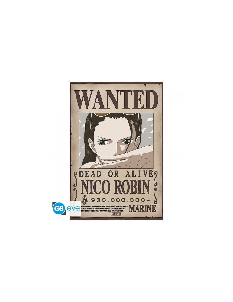 ONE PIECE - Poster Chibi 52x38 - Wanted Nico Robin Wano