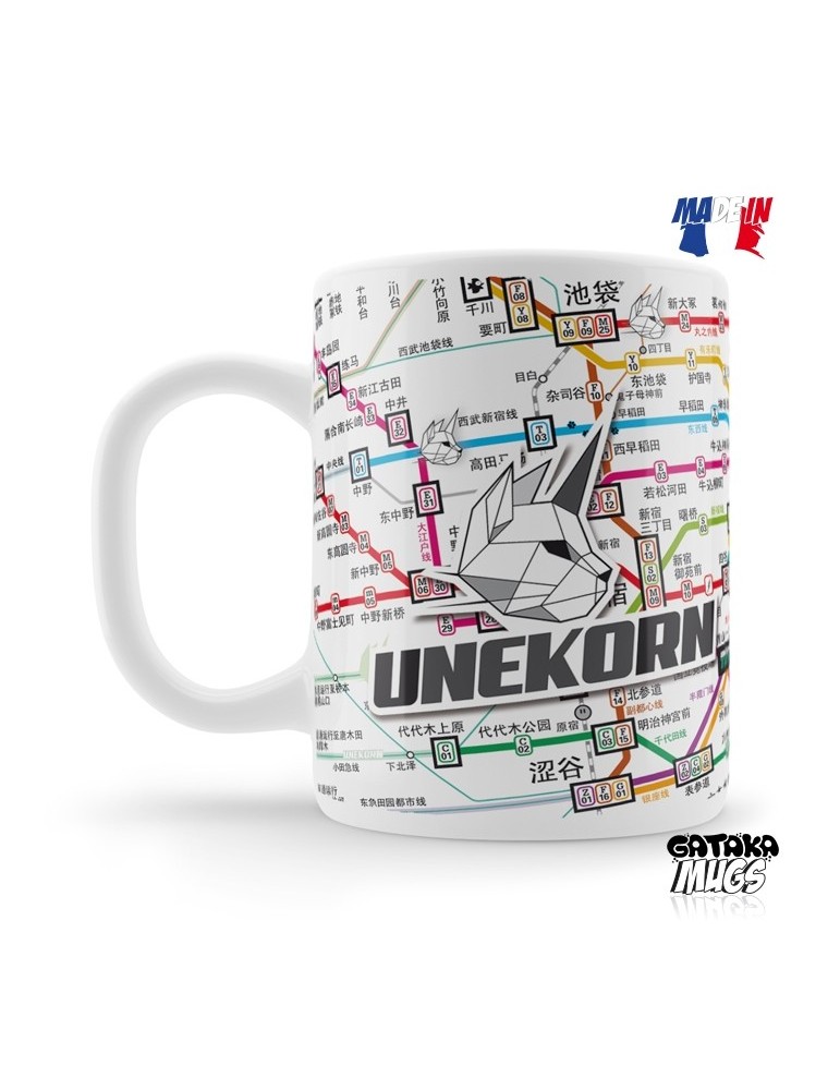 Unekorn Mug Tokyo Lines