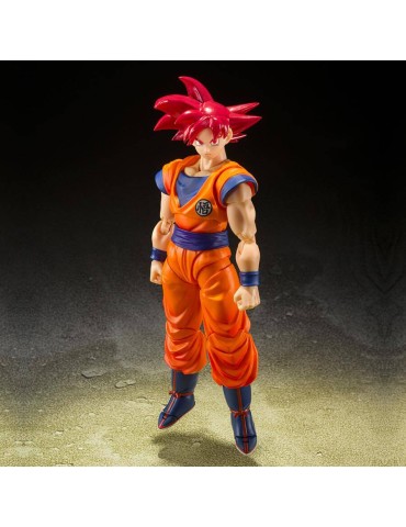 Dragon Ball Super - Figurine Super Saiyan Son Goku -Saiyan God of Virtue- S.H.Figuarts