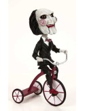 Saw Figurine head knocker Billy Puppet marionnette sur tricycle head knocker 20 cm