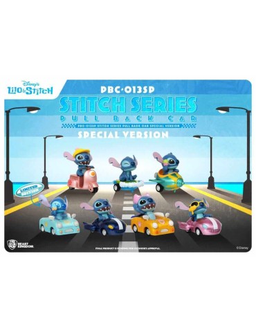 Lilo & Stitch Pull Back Car Serie de 6 voitures à friction Special Edition blind box